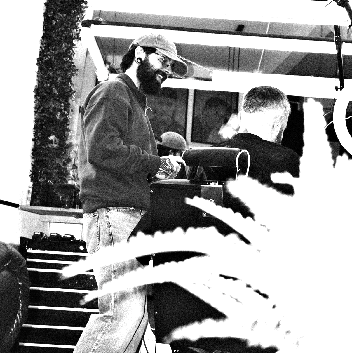 Cal at work in UKIYO.STUDIO